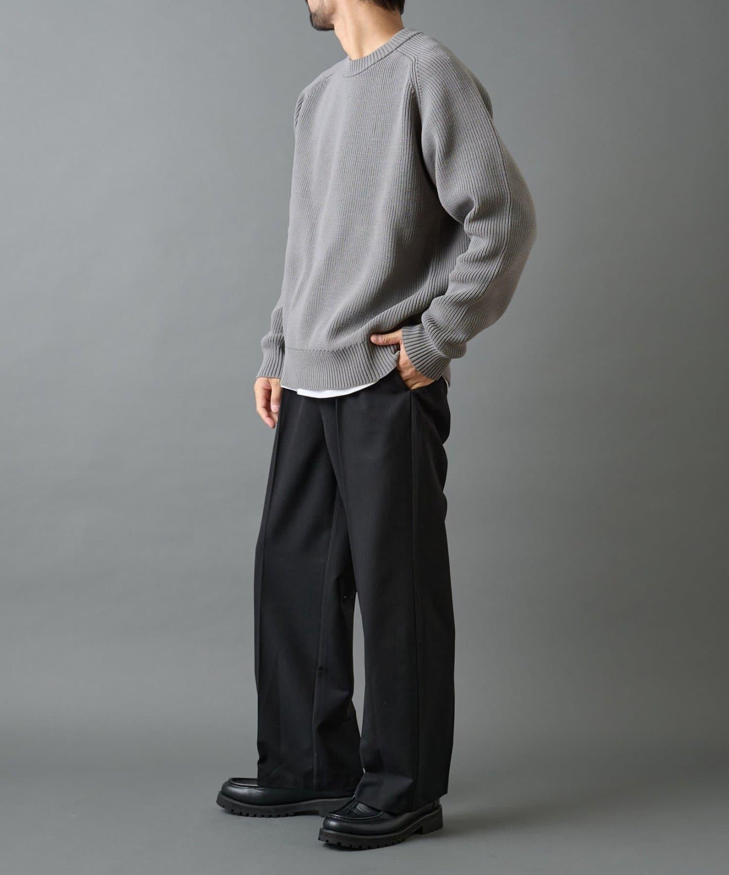 科技針織套頭衫