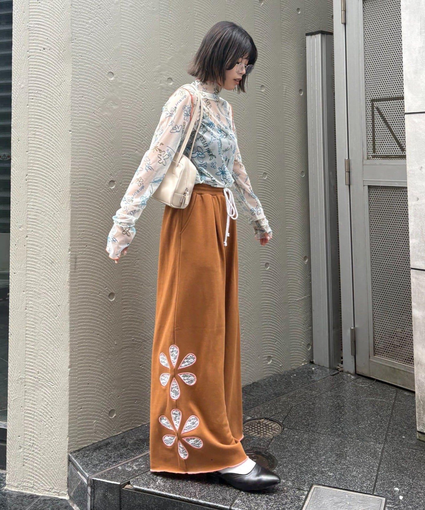 ★【HELLO.SANFRANCISCO/ハローサンフランシスコ】塗鴉圖案藝術上衣