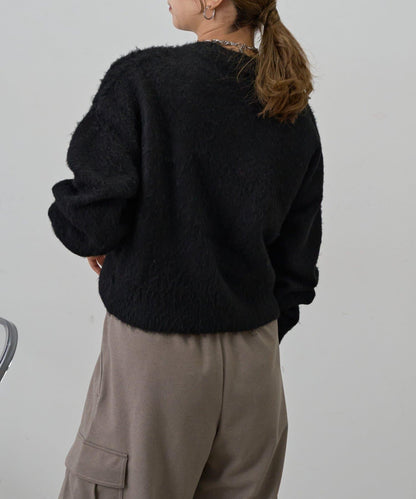 mira標誌提花針織套頭衫