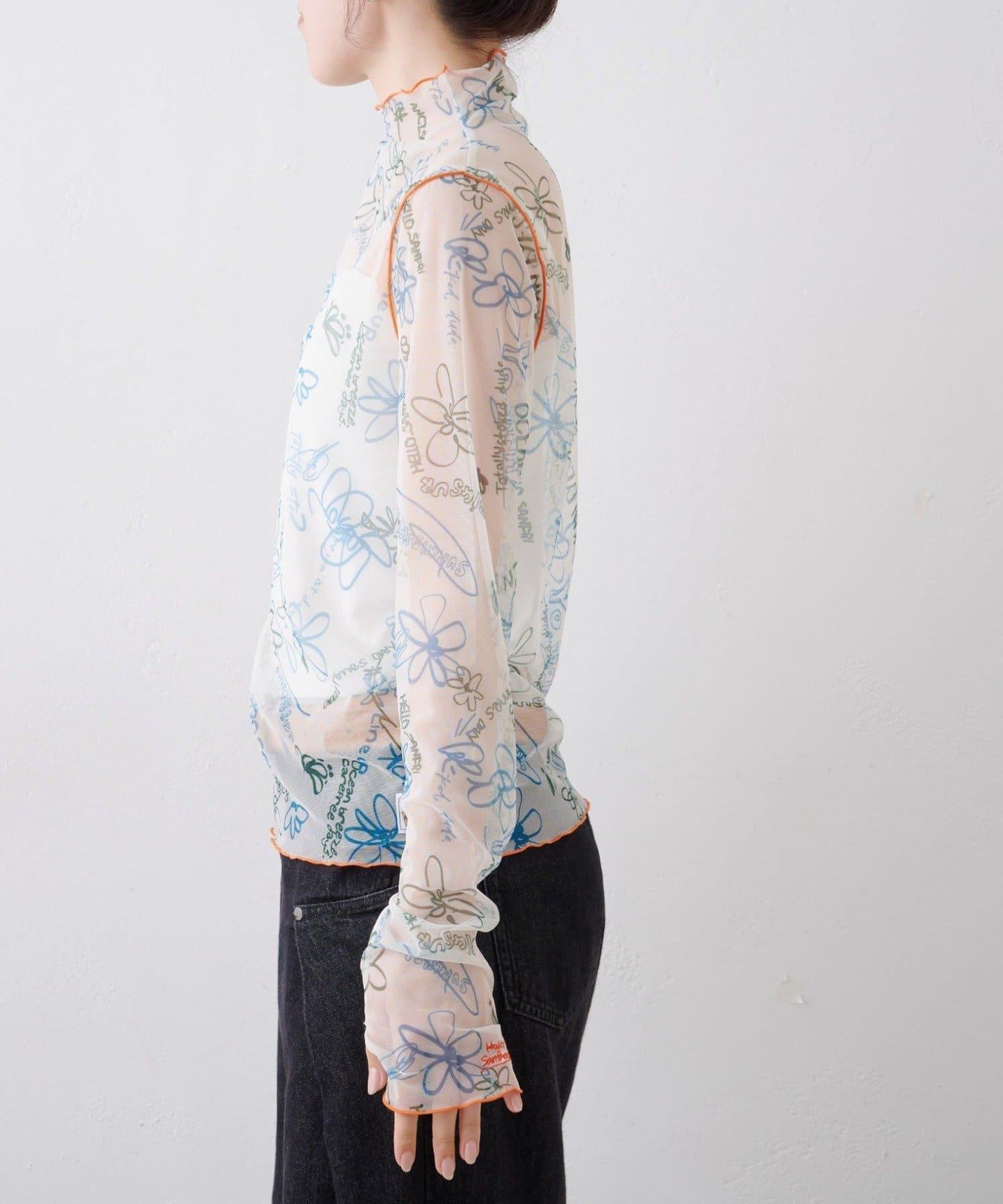 ★【HELLO.SANFRANCISCO/ハローサンフランシスコ】塗鴉圖案藝術上衣