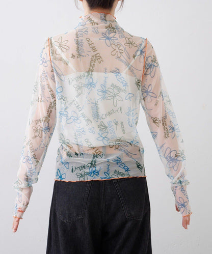 ★【HELLO.SANFRANCISCO/ハローサンフランシスコ】塗鴉圖案藝術上衣