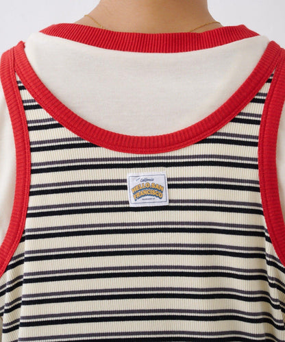 【CIAOPANIC TYPY】帶內搭美式背心連衣裙