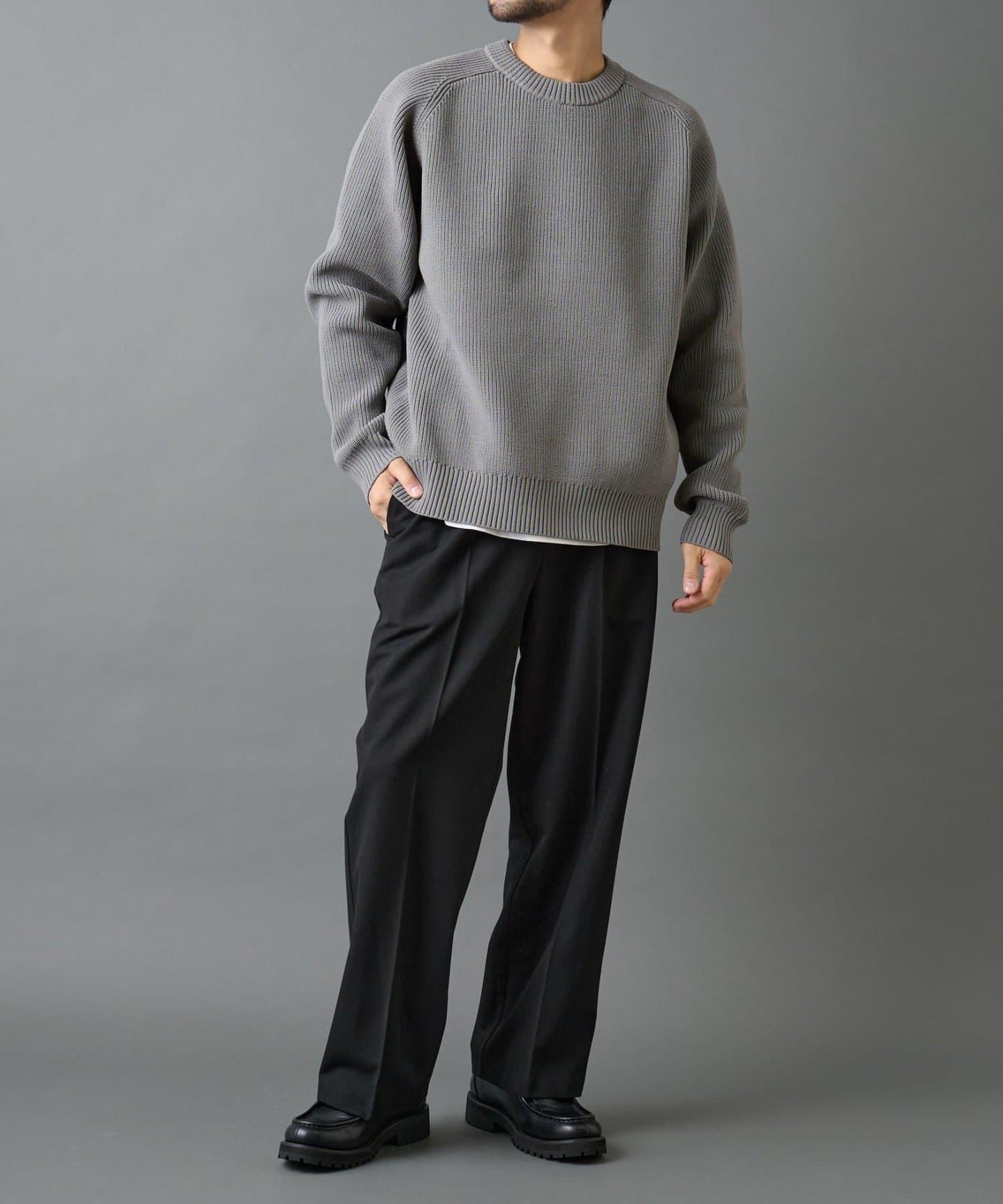 科技針織套頭衫