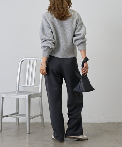 mira標誌提花針織套頭衫