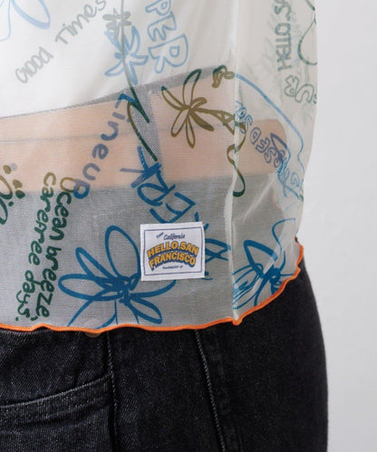 ★【HELLO.SANFRANCISCO/ハローサンフランシスコ】塗鴉圖案藝術上衣