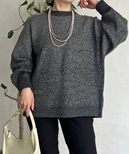 漸變色長款套頭衫