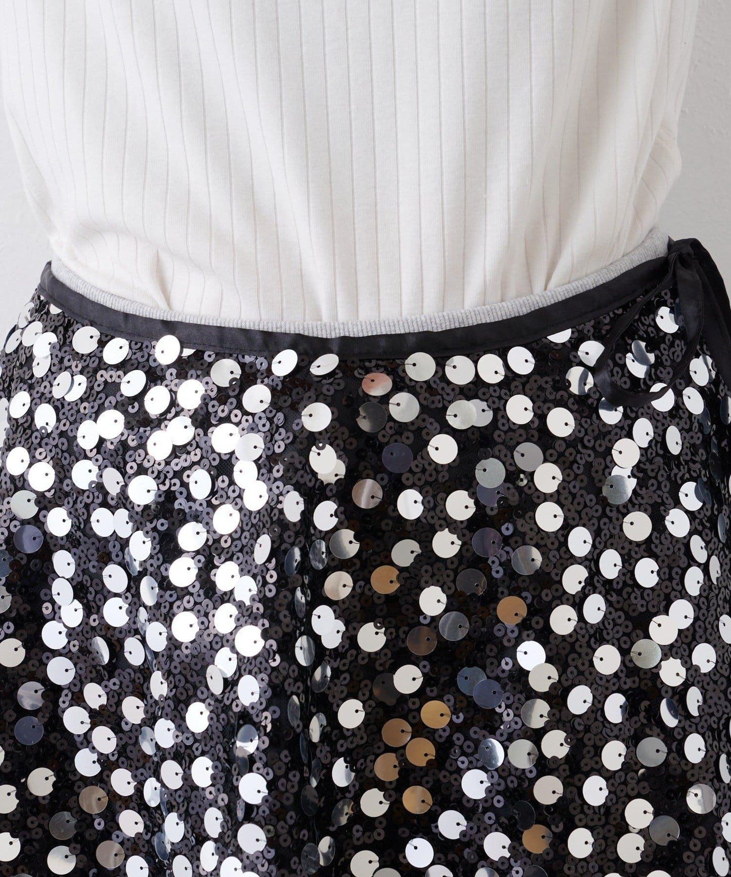 ★【HELLO.SANFRANCISCO/ハローサンフランシスコ】多功能亮片裹身半身裙