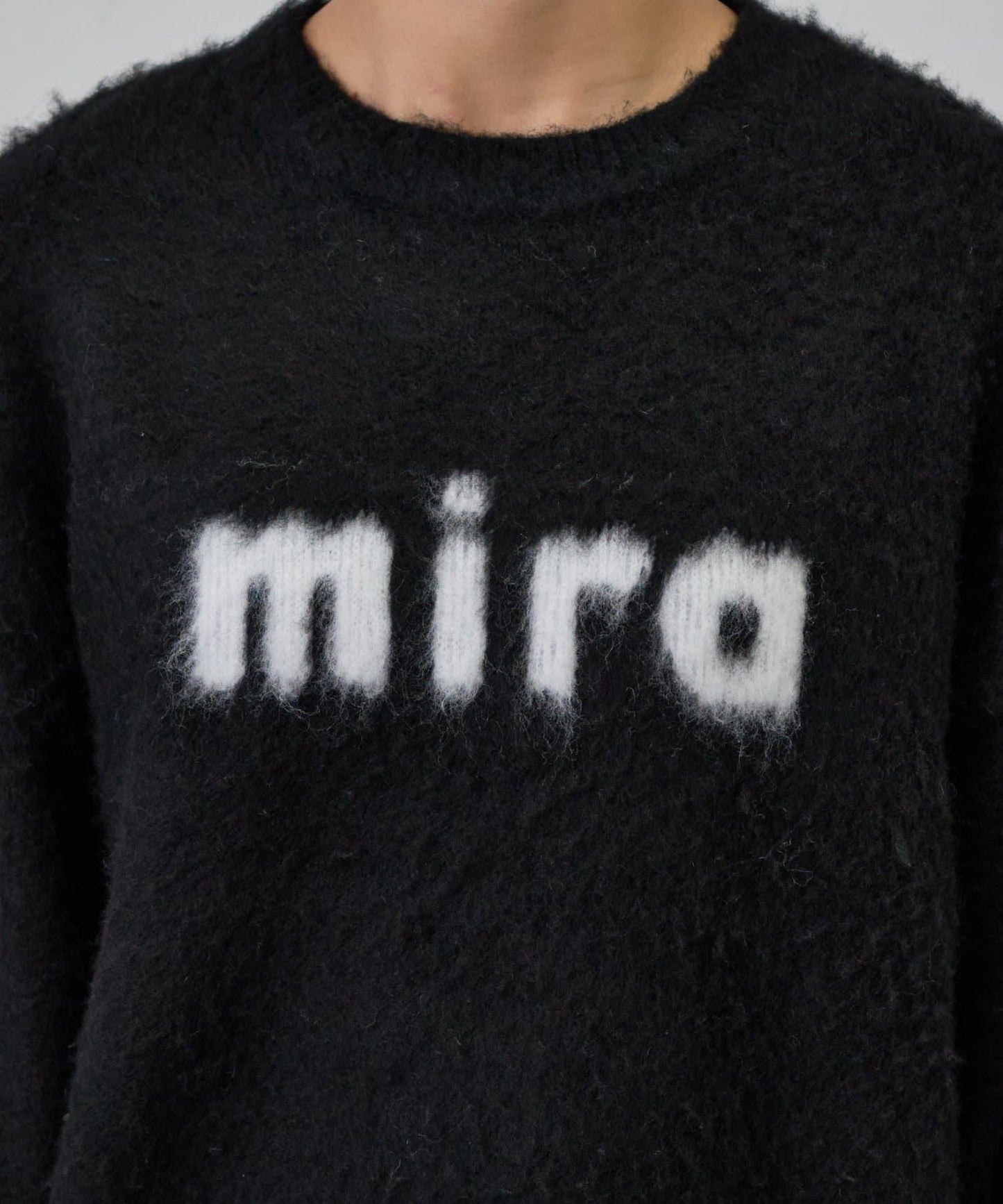 mira標誌提花針織套頭衫