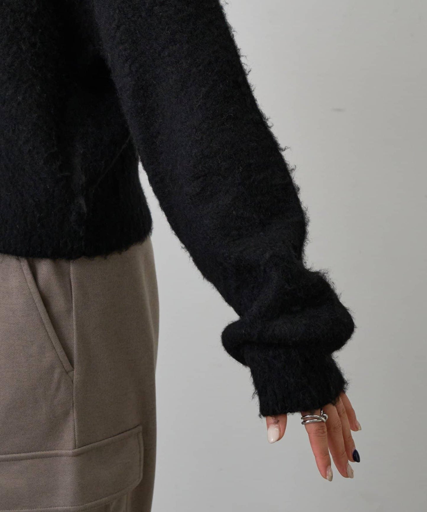 mira標誌提花針織套頭衫