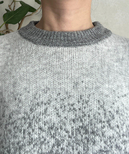 漸變色長款套頭衫