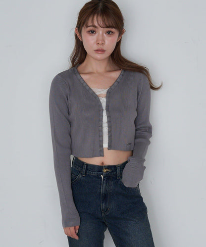 【Ray Cassin】簡約紐釦針織開衫