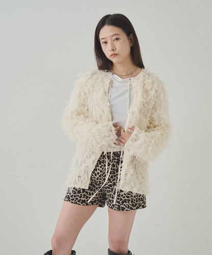 【WHO'S WHO gallery】網紗流蘇開衫