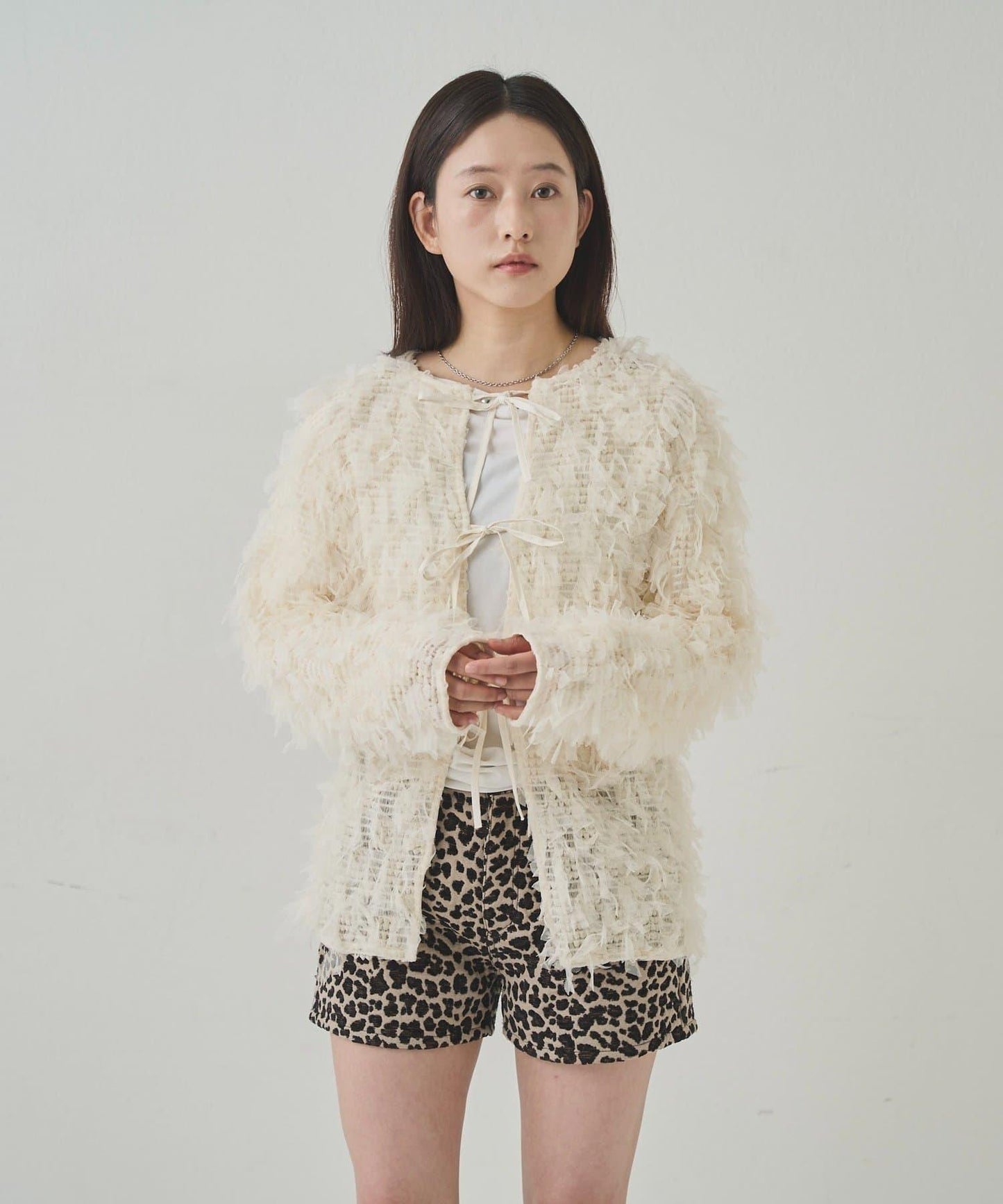 【WHO'S WHO gallery】網紗流蘇開衫