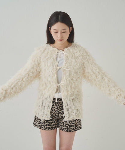 【WHO'S WHO gallery】網紗流蘇開衫