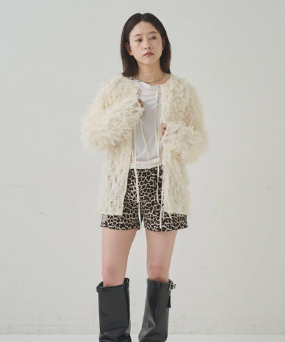 【WHO'S WHO gallery】網紗流蘇開衫