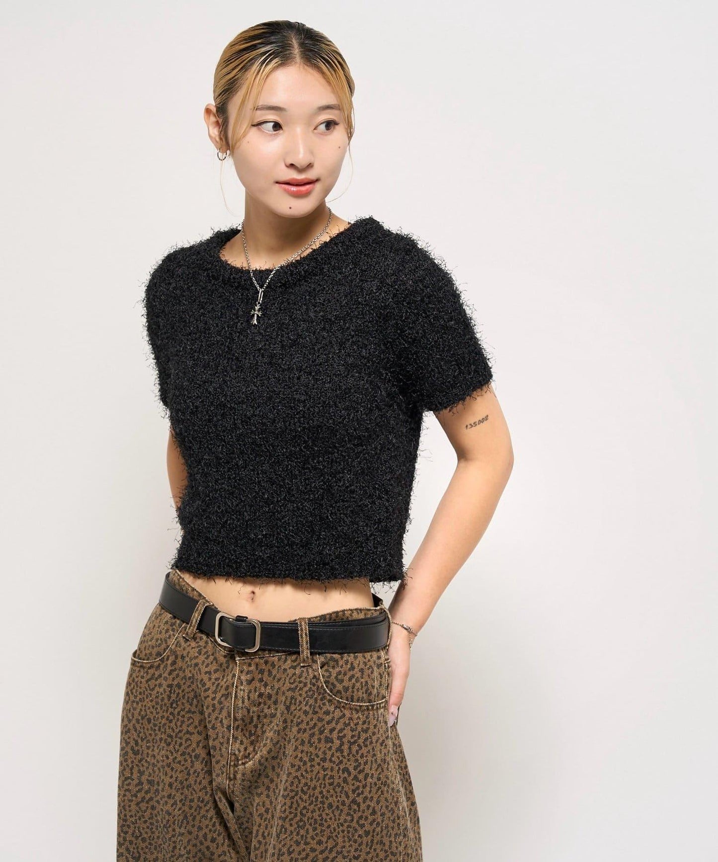 【WHO'S WHO gallery】長毛針織上衣