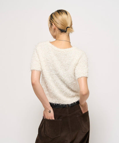 【WHO'S WHO gallery】長毛針織上衣