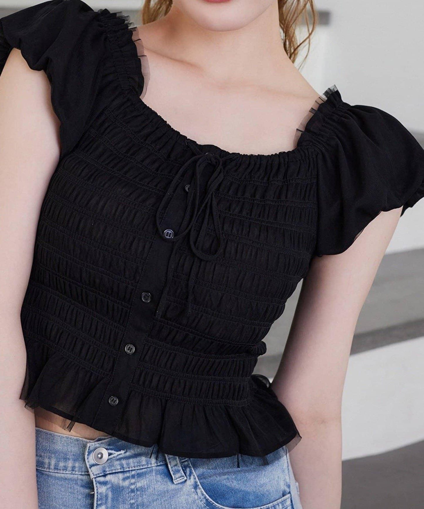 【one after another】褶皺襯衫