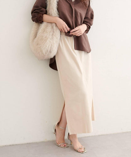 【natural couture】多穿法仿麂皮半身裙