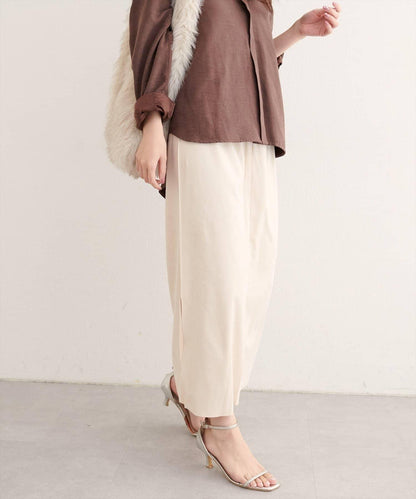 【natural couture】多穿法仿麂皮半身裙