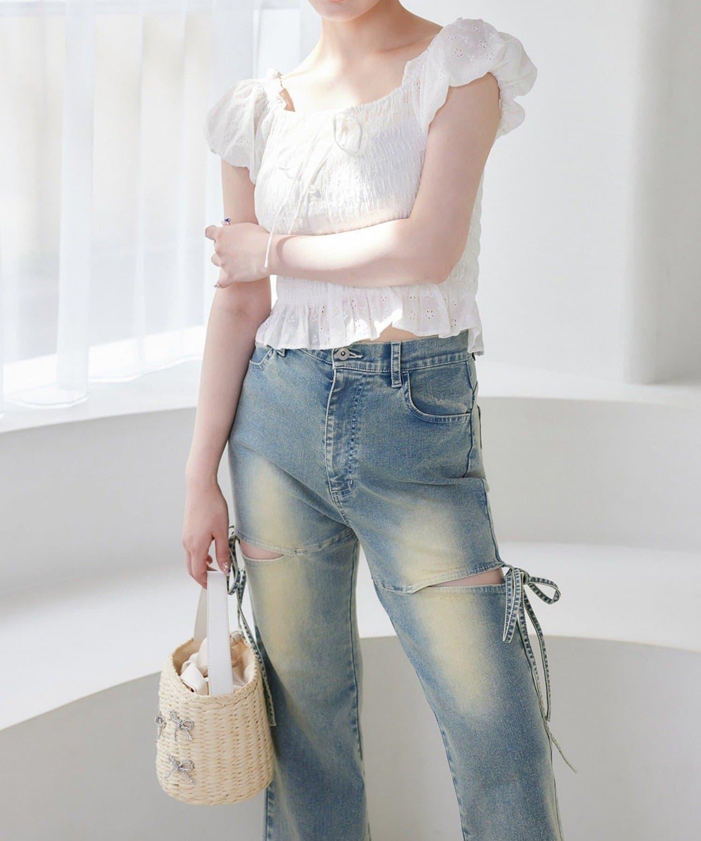 【one after another】褶皺襯衫