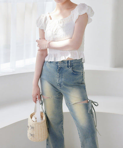 【one after another】褶皺襯衫