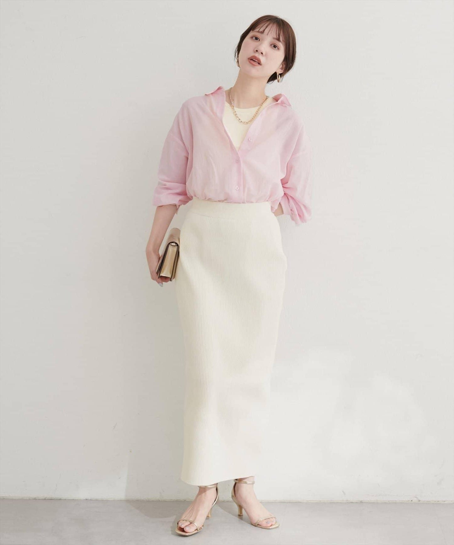 【natural couture】棉麻透視長袖襯衫