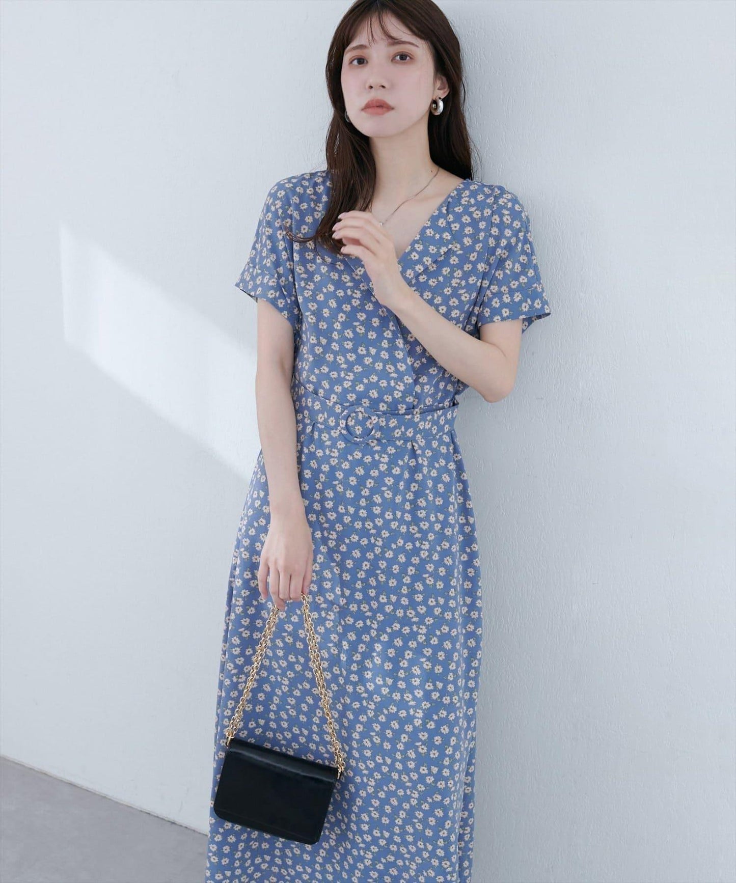 【natural couture】三角領連衣裙