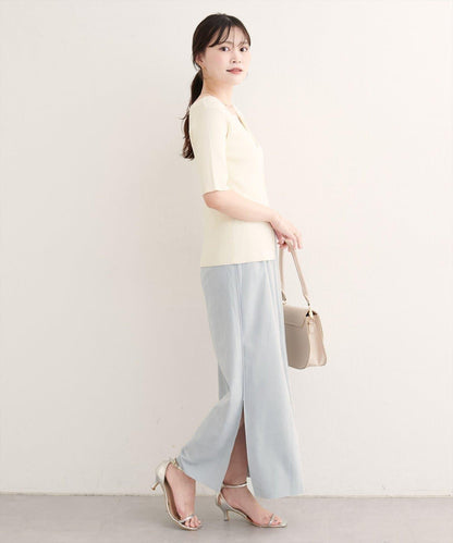 【natural couture】多穿法仿麂皮半身裙