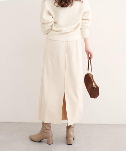 【natural couture】多穿法仿麂皮半身裙