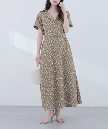 【natural couture】三角領連衣裙