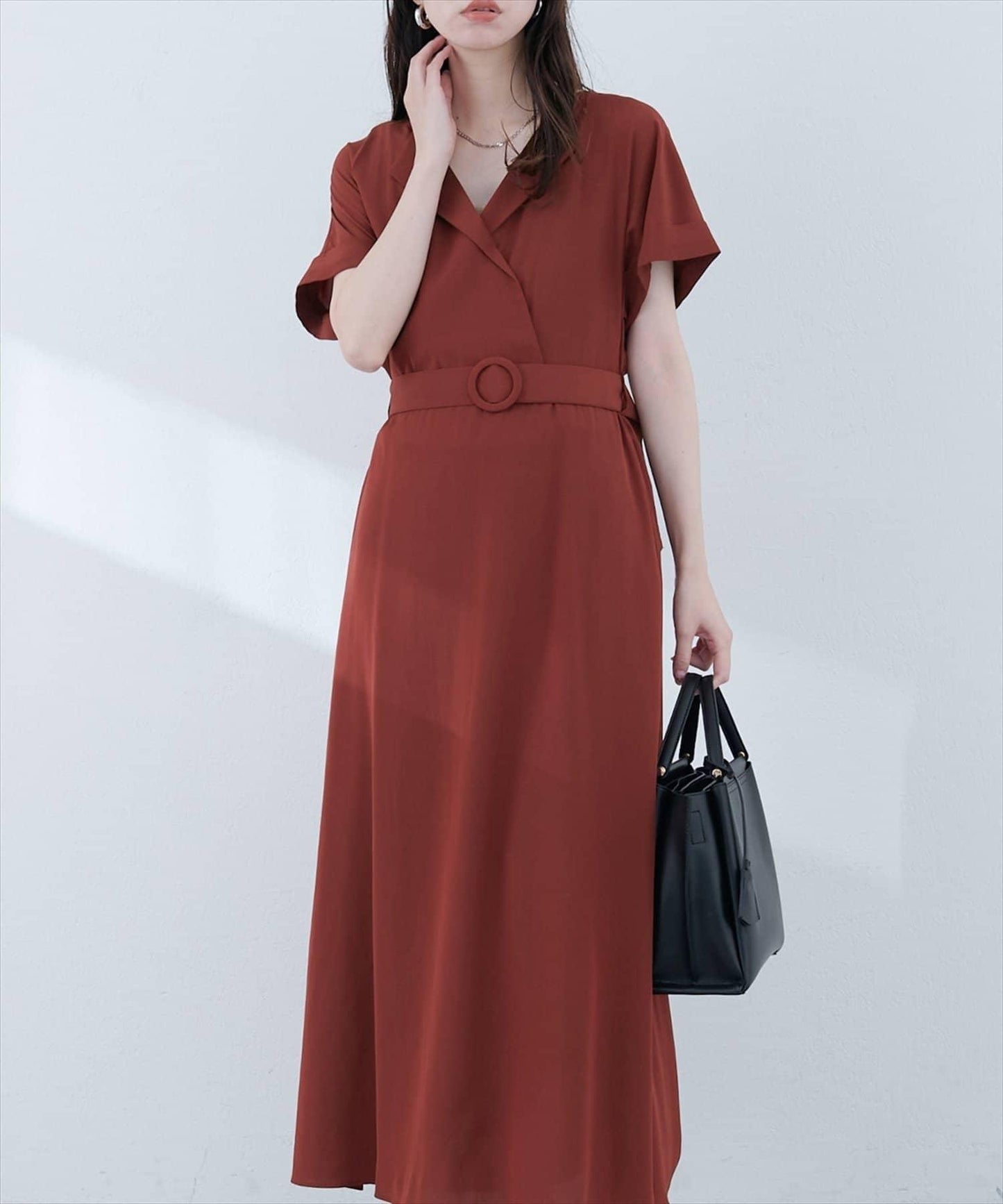 【natural couture】三角領連衣裙