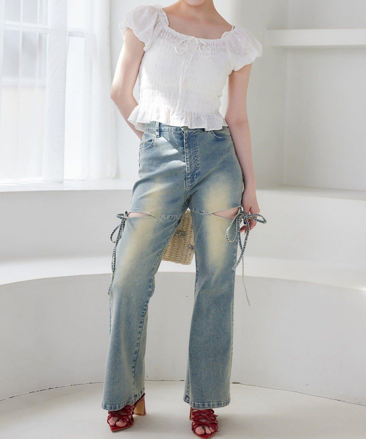 【one after another】褶皺襯衫