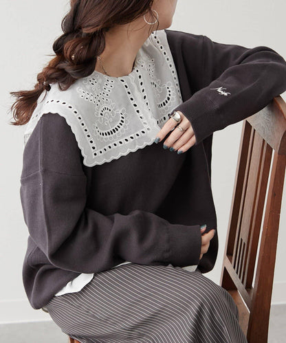 【NUNIFE】衛衣風格套頭衫