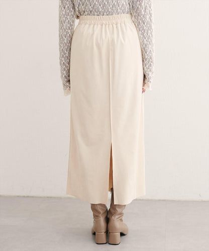 【natural couture】多穿法仿麂皮半身裙