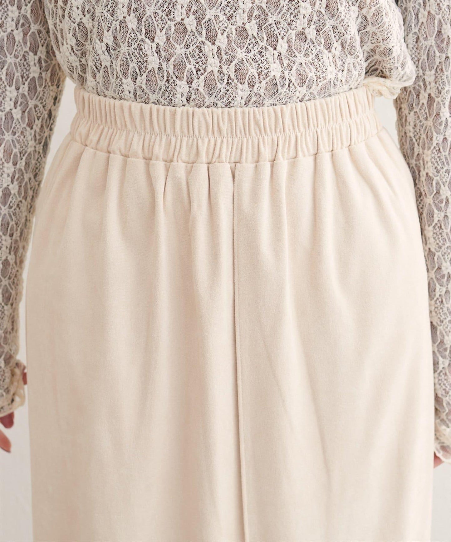 【natural couture】多穿法仿麂皮半身裙