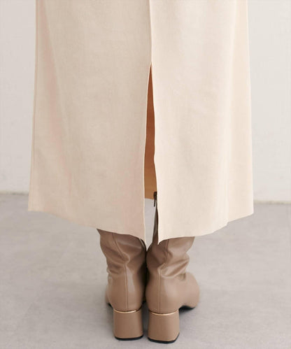 【natural couture】多穿法仿麂皮半身裙