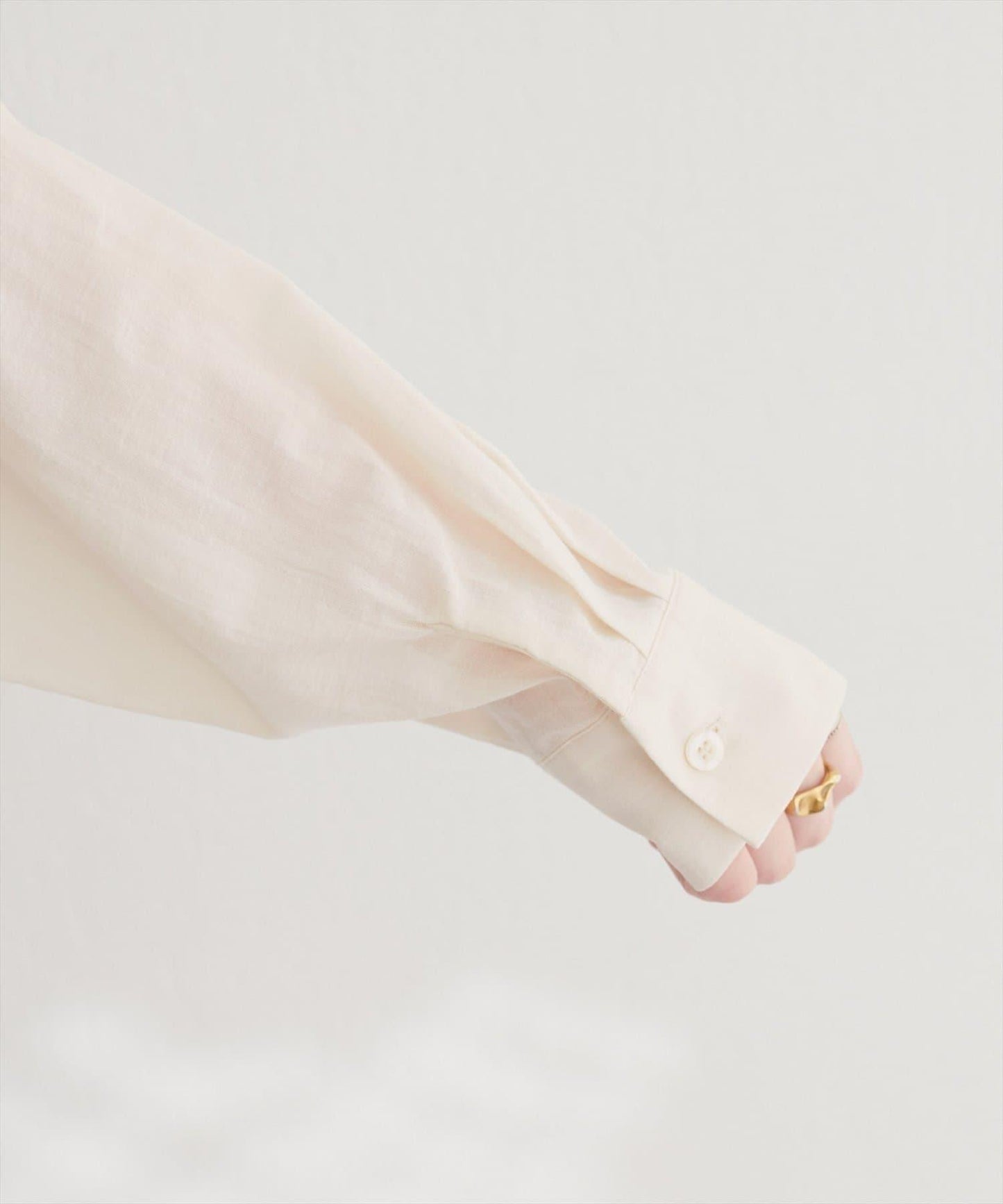 【natural couture】棉麻透視長袖襯衫