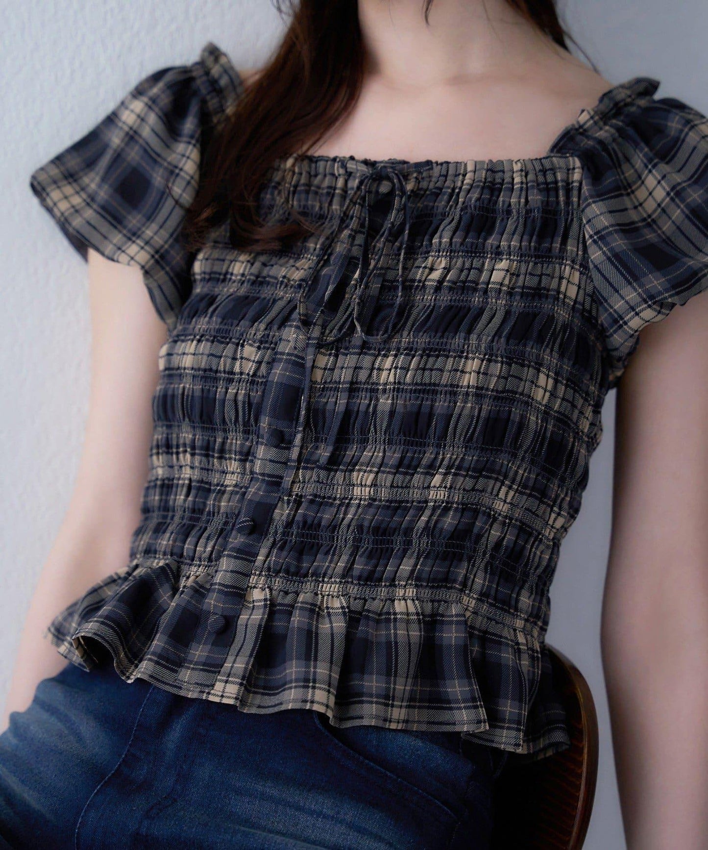 【one after another】褶皺襯衫