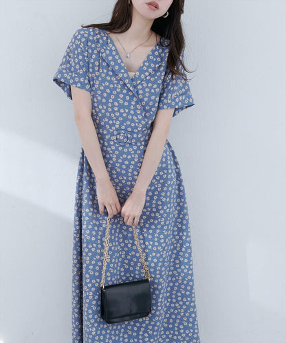 【natural couture】三角領連衣裙