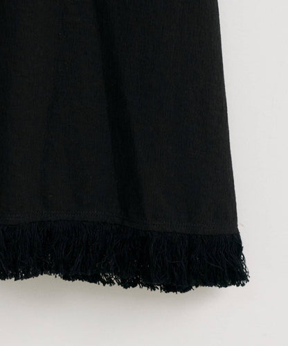 【LARUTA】美式無袖流蘇連衣裙