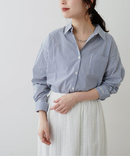 【LARUTA】迷你標誌刺繡基礎款襯衫