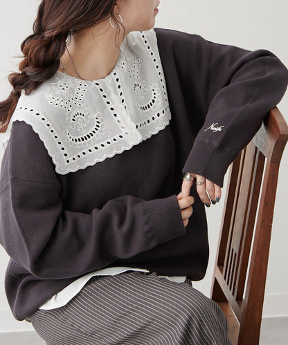 【NUNIFE】衛衣風格套頭衫