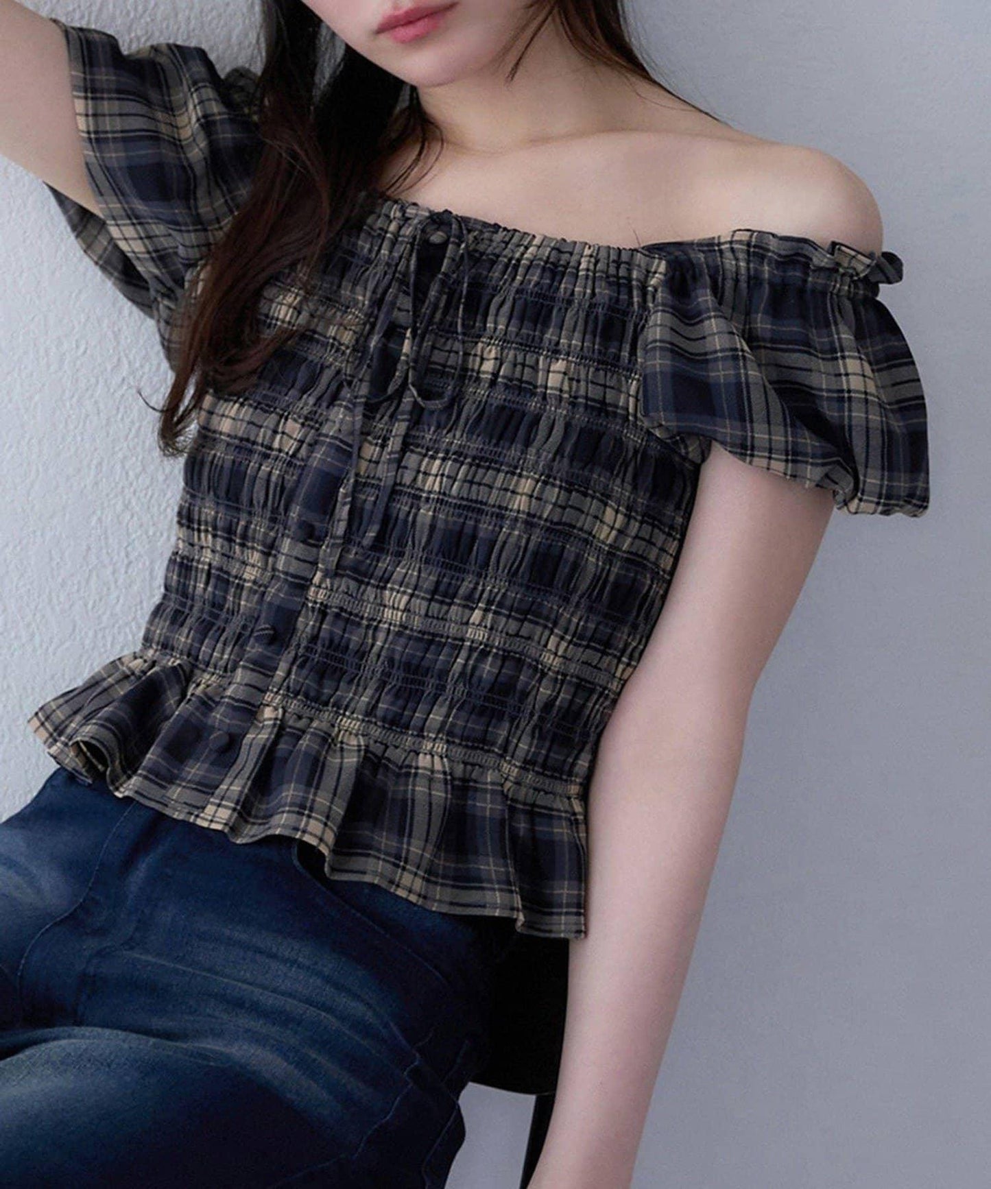 【one after another】褶皺襯衫