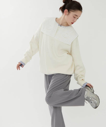 【NUNIFE】衛衣風格套頭衫