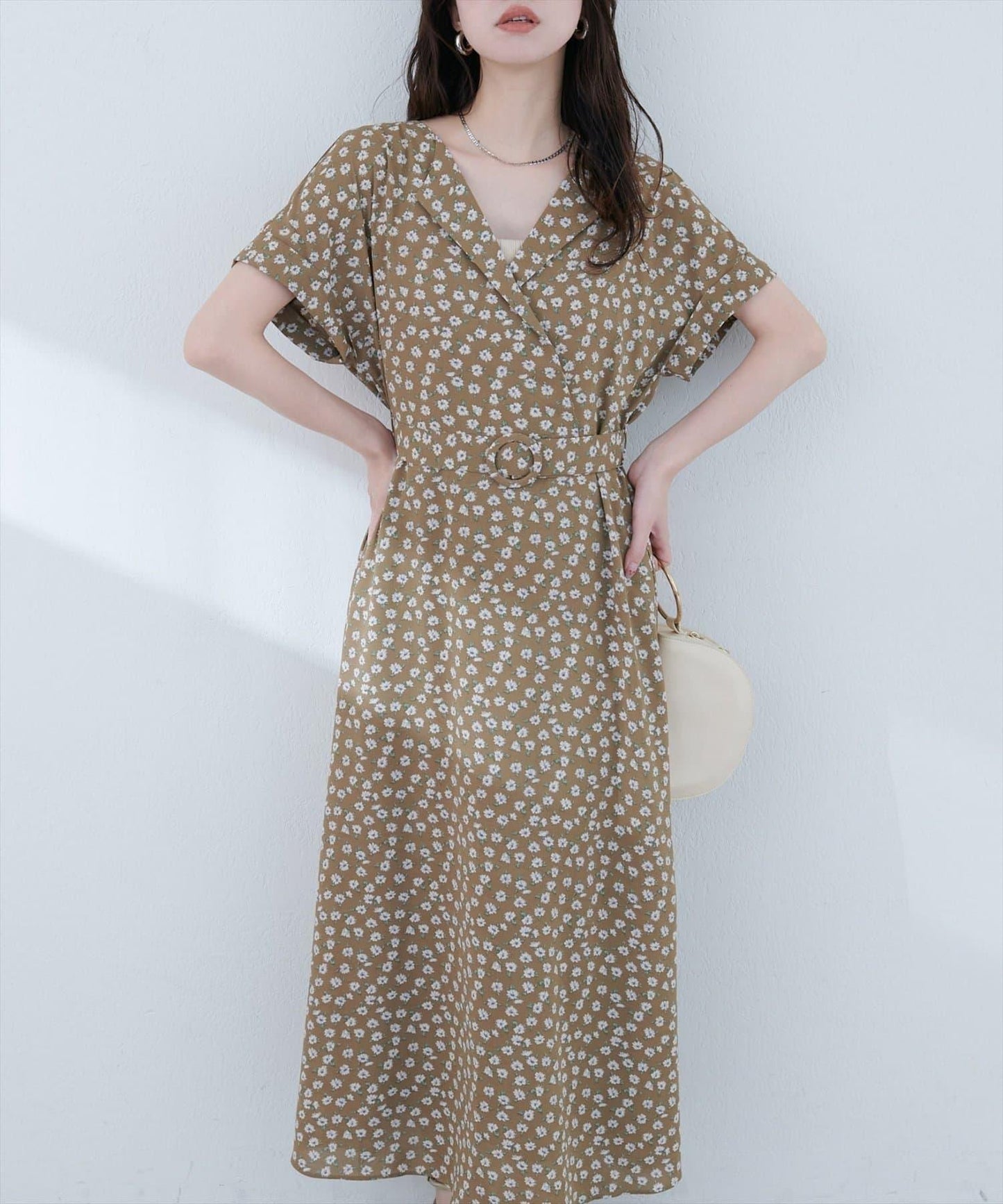 【natural couture】三角領連衣裙