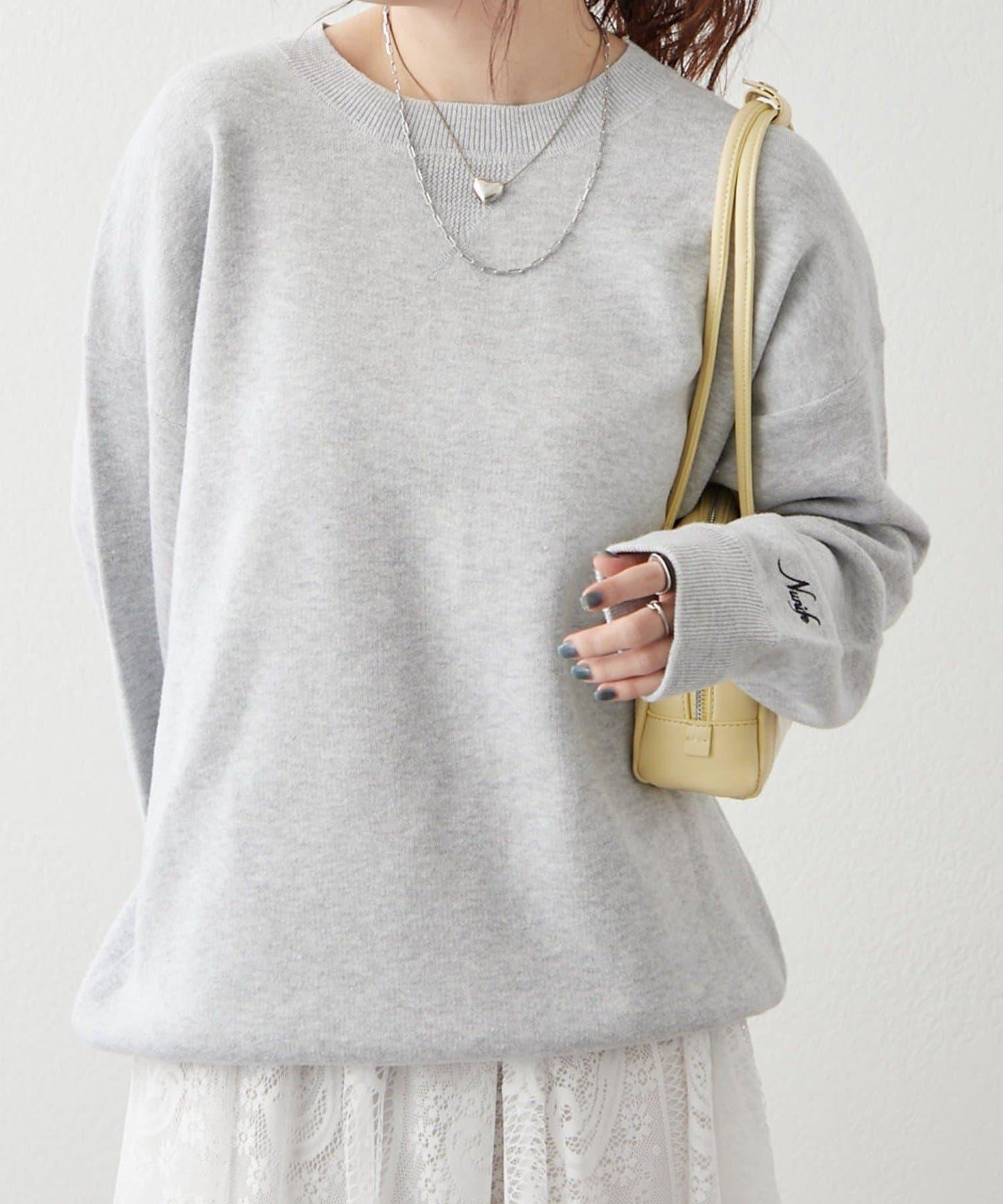 【NUNIFE】衛衣風格套頭衫