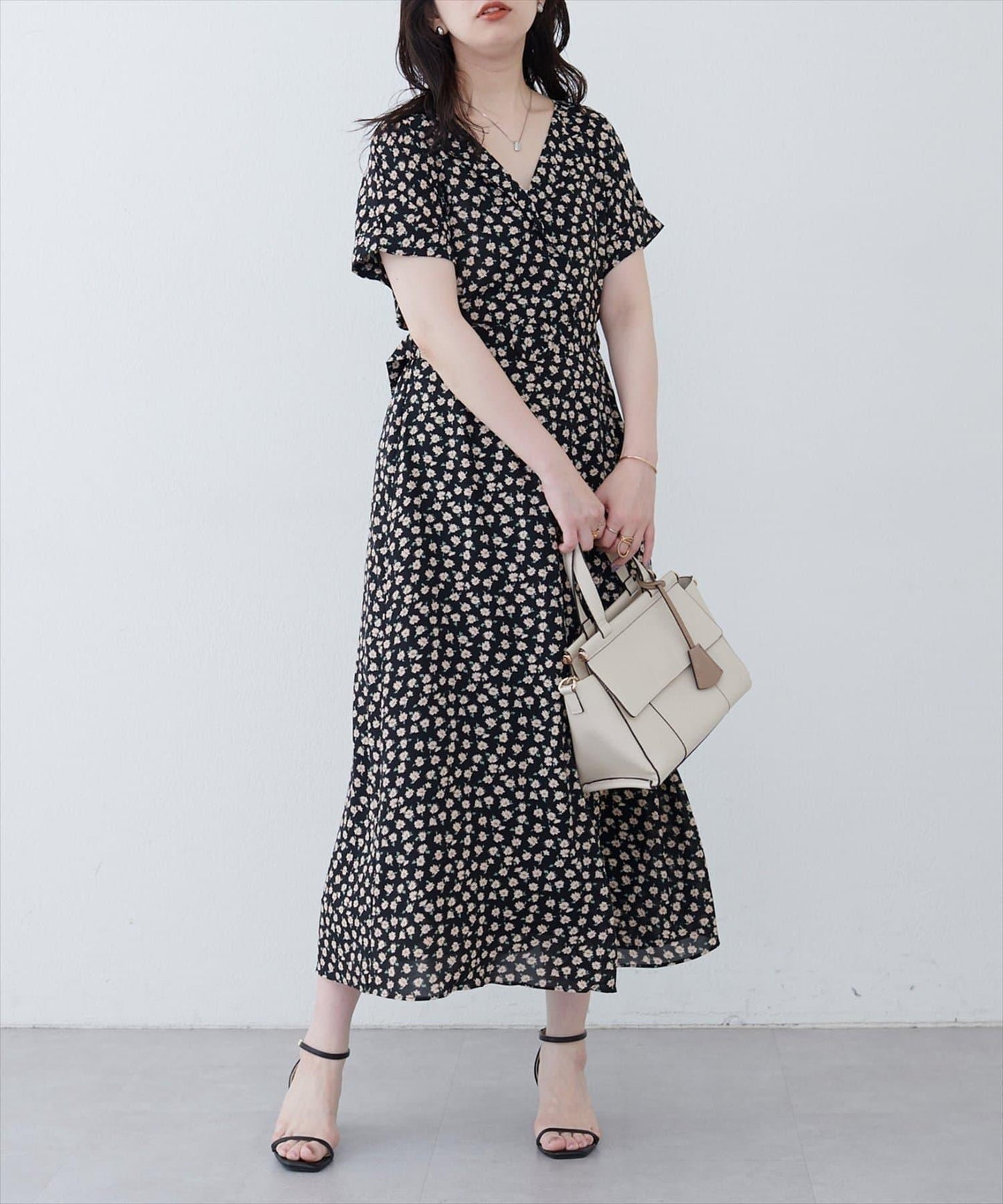 【natural couture】三角領連衣裙