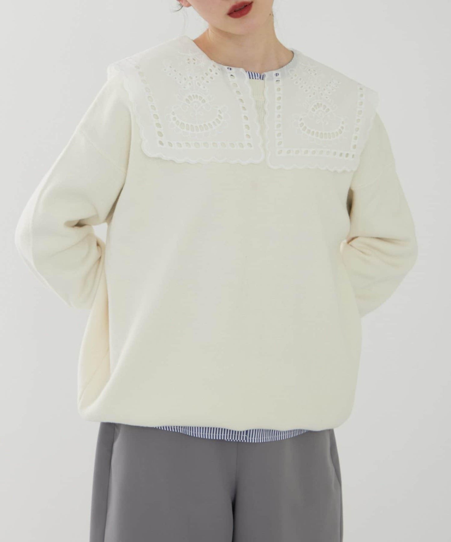 【NUNIFE】衛衣風格套頭衫