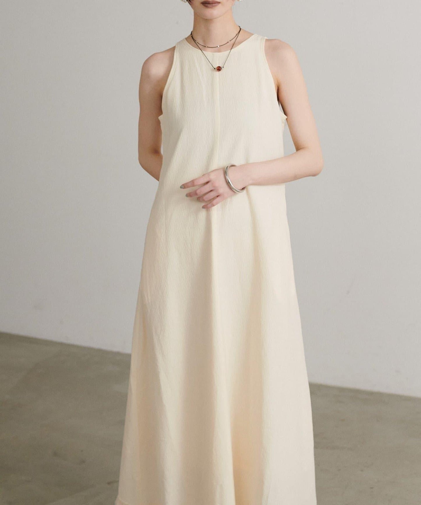 【LARUTA】美式無袖流蘇連衣裙